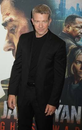 May 15, 2026, New York, New York, USA: Actor MAX BEESLEY seen during the red carpet arrivals for Amazon MGM Studios Tom Clancy s Jack Ryan - Ghost War World Premiere held at Regal Times Square. New York USA  - ZUMAk03_ 20260515_zaf_k03_073 Copyright: xNancyxKaszermanx