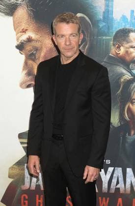 May 15, 2026, New York, New York, USA: Actor MAX BEESLEY seen during the red carpet arrivals for Amazon MGM Studios Tom Clancy s Jack Ryan - Ghost War World Premiere held at Regal Times Square. New York USA  - ZUMAk03_ 20260515_zaf_k03_077 Copyright: xNancyxKaszermanx