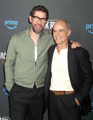 May 15, 2026, New York, New York, USA: Actors JOHN KRASINSKI and MICHAEL KELLY seen during the red carpet arrivals for Amazon MGM Studios Tom Clancy s Jack Ryan - Ghost War World Premiere held at Regal Times Square. New York USA  - ZUMAk03_ 20260515_zaf_k03_063 Copyright: xNancyxKaszermanx