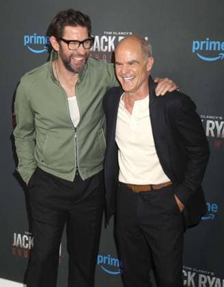May 15, 2026, New York, New York, USA: Actors JOHN KRASINSKI and MICHAEL KELLY seen during the red carpet arrivals for Amazon MGM Studios Tom Clancy s Jack Ryan - Ghost War World Premiere held at Regal Times Square. New York USA  - ZUMAk03_ 20260515_zaf_k03_065 Copyright: xNancyxKaszermanx