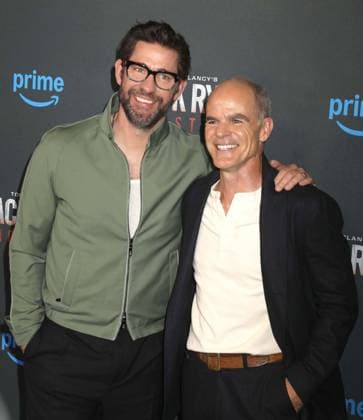 May 15, 2026, New York, New York, USA: Actors JOHN KRASINSKI and MICHAEL KELLY seen during the red carpet arrivals for Amazon MGM Studios Tom Clancy s Jack Ryan - Ghost War World Premiere held at Regal Times Square. New York USA  - ZUMAk03_ 20260515_zaf_k03_062 Copyright: xNancyxKaszermanx