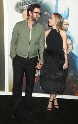 May 15, 2026, New York, New York, USA: Actors JOHN KRASINSKI and EMILY BLUNT seen during the red carpet arrivals for Amazon MGM Studios Tom Clancy s Jack Ryan - Ghost War World Premiere held at Regal Times Square. New York USA  - ZUMAk03_ 20260515_zaf_k03_018 Copyright: xNancyxKaszermanx