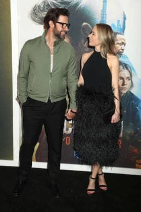 May 15, 2026, New York, New York, USA: Actors JOHN KRASINSKI and EMILY BLUNT seen during the red carpet arrivals for Amazon MGM Studios Tom Clancy s Jack Ryan - Ghost War World Premiere held at Regal Times Square. New York USA  - ZUMAk03_ 20260515_zaf_k03_019 Copyright: xNancyxKaszermanx
