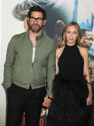 May 15, 2026, New York, New York, USA: Actors JOHN KRASINSKI and EMILY BLUNT seen during the red carpet arrivals for Amazon MGM Studios Tom Clancy s Jack Ryan - Ghost War World Premiere held at Regal Times Square. New York USA  - ZUMAk03_ 20260515_zaf_k03_017 Copyright: xNancyxKaszermanx