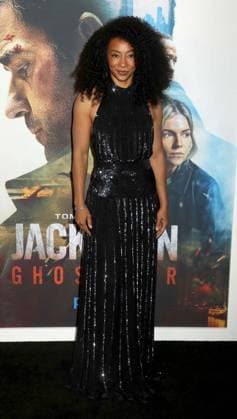 May 15, 2026, New York, New York, USA: Actor BETTY GABRIEL seen during the red carpet arrivals for Amazon MGM Studios Tom Clancy s Jack Ryan - Ghost War World Premiere held at Regal Times Square. New York USA  - ZUMAk03_ 20260515_zaf_k03_003 Copyright: xNancyxKaszermanx