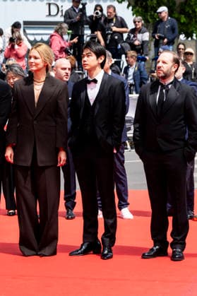 79th Cannes Film Festival Red carpet of the movie -Soudain- Palais des Festivals - Cannes, France Virginie Efira;Kodai Kurosaki;Jean-Charles Clichet 79th Cannes Film Festival Red carpet of the movie -Soudain- Palais des Festivals - Cannes, France 15th May 2026 SGPItalia id 134688_038 *Not Exclusive  Copyright: xALFONSOxCATALANO SGPITALIAx