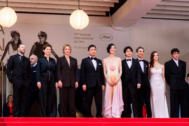 79th Cannes Film Festival Red carpet of the movie -Soudain- Palais des Festivals - Cannes, France Jean-Charles Clichet;Marie Bunel;Virginie Efira;Ryusuke Hamaguchi;Tao Okamoto;Kodai Kurosaki;Kyozo Nagatsuka;Heloise Janjaud;guest 79th Cannes Film Festival Red carpet of the movie -Soudain- Palais des Festivals - Cannes, France 15th May 2026 SGPItalia id 134688_038 *Not Exclusive  Copyright: xALFONSOxCATALANO SGPITALIAx