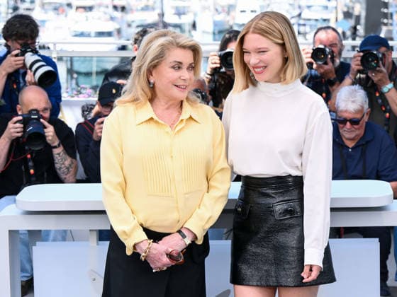 IPA84744501 - Cannes, 79th Cannes Film Festival 2026, day 5 - photocall of GENTLE MONSTER Pictured: CATHERINE DENEUVE, LEA SEYDOUX  Copyright: xAlbertoxTerenghix xPoolxPhotoxEventsx07x 84744501