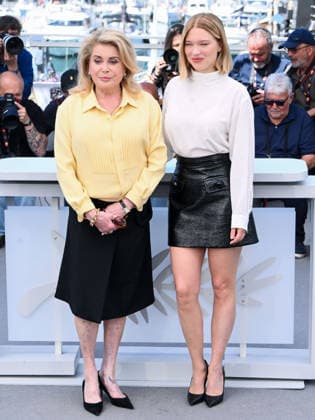 IPA84744493 - Cannes, 79th Cannes Film Festival 2026, day 5 - photocall of GENTLE MONSTER Pictured: CATHERINE DENEUVE, LEA SEYDOUX  Copyright: xAlbertoxTerenghix xPoolxPhotoxEventsx07x 84744493