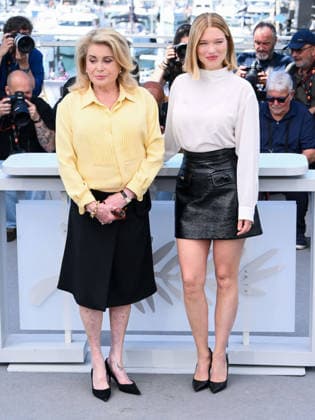 IPA84744495 - Cannes, 79th Cannes Film Festival 2026, day 5 - photocall of GENTLE MONSTER Pictured: CATHERINE DENEUVE, LEA SEYDOUX  Copyright: xAlbertoxTerenghix xPoolxPhotoxEventsx07x 84744495