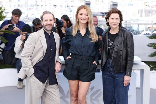 Cannes - Soudain Photocall JD Jean-Charles Clichet, Virginie Efira and Marie Bunel attending the Soudain photocall during the 79th annual Cannes Film Festival at Palais des Festivals on May 16, 2026 in Cannes, France. Photo by Jerome Domine ABACAPRESS.COM Cannes France  Copyright: xDominexJerome ABACAx