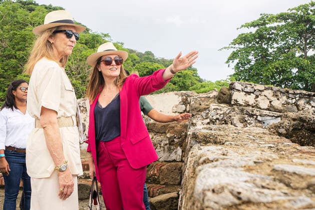 15-05-2026 Panama Princess Elena de Borbon visits with the El Cristo Negro Church, Forts, Fundacion Bahia de Portobelo, Escuelita del Ritmo, Casa de la Cultura Congo y El Otro Lado Private retreat on May 5, 2026 in Portobelo, Panama. No Spain Â  Copyright: xPPEx