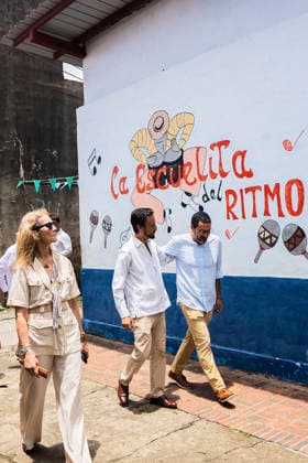 15-05-2026 Panama Princess Elena de Borbon visits with the El Cristo Negro Church, Forts, Fundacion Bahia de Portobelo, Escuelita del Ritmo, Casa de la Cultura Congo y El Otro Lado Private retreat on May 5, 2026 in Portobelo, Panama. No Spain Â  Copyright: xPPEx