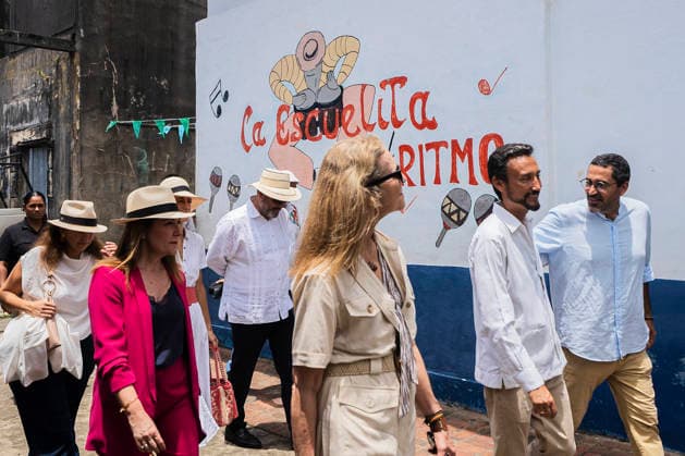 15-05-2026 Panama Princess Elena de Borbon visits with the El Cristo Negro Church, Forts, Fundacion Bahia de Portobelo, Escuelita del Ritmo, Casa de la Cultura Congo y El Otro Lado Private retreat on May 5, 2026 in Portobelo, Panama. No Spain Â  Copyright: xPPEx