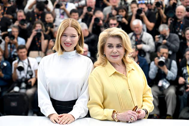 79ème Festival International du Film de Cannes Photocall with cast of Gentle Monster 79th International Cannes Film Festival Photocall with cast of Gentle Monster 456158 2026 05 16 Deneuve, Catherine Seydoux, Léa  Copyright: xSergexArnalx xStarfacex STAR_456158_012