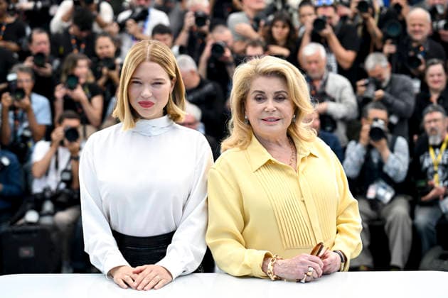 79ème Festival International du Film de Cannes Photocall with cast of Gentle Monster 79th International Cannes Film Festival Photocall with cast of Gentle Monster 456158 2026 05 16 Deneuve, Catherine Seydoux, Léa  Copyright: xSergexArnalx xStarfacex STAR_456158_013
