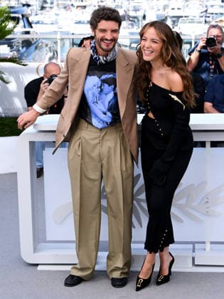 IPA84747572 - Cannes, 79th Cannes Film Festival 2026, Day 5, Photocall Film Si Tu Penses Bien (Think Good). Pictured are Niels Schneider, Monia Chokri  Copyright: xAlbertoxTerenghix xPoolxPhotoxEventsx07x 84747572