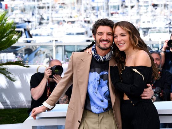 IPA84747577 - Cannes, 79th Cannes Film Festival 2026, Day 5, Photocall Film Si Tu Penses Bien (Think Good). Pictured are Niels Schneider, Monia Chokri  Copyright: xAlbertoxTerenghix xPoolxPhotoxEventsx07x 84747577
