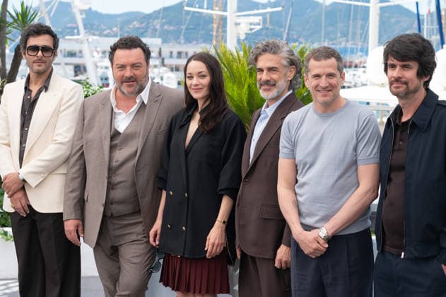 Karma Photocall at 79th Festival de Cannes - Cannes, France CANNES, FRANCE. May 16, 2026: Yodelice, Denis Menochet, Marion Cotillard, Leonardo Sbaraglia, Guillaume Canet & Simon Jacquet at the photocall for Karma at the 79th Festival de Cannes. Picture: Paul Smith Featureflash Cannes France  Copyright: xPaulxSmithx xFeatureflashx