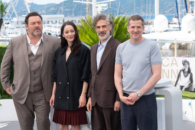 Karma Photocall at 79th Festival de Cannes - Cannes, France CANNES, FRANCE. May 16, 2026: Denis Menochet, Marion Cotillard, Leonardo Sbaraglia & Guillaume Canet at the photocall for Karma at the 79th Festival de Cannes. Picture: Paul Smith Featureflash Cannes France  Copyright: xPaulxSmithx xFeatureflashx