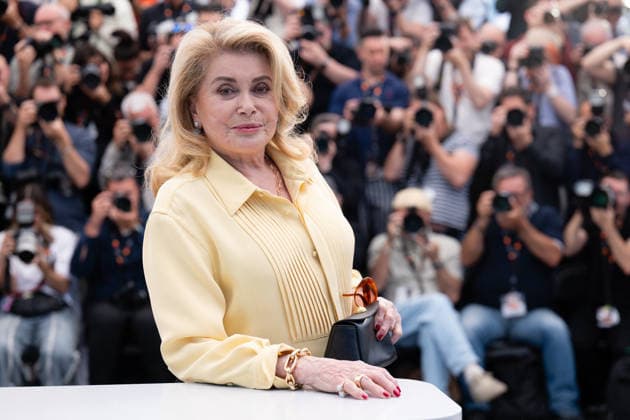 Cannes Gentle Monster Phoitocall LZ Catherine Deneuve attending the Gentle Monster photocall during the 79th Cannes Film Festival in Cannes, France on May 16, 2026. Photo by Laurent Zabulon ABACAPRESS.COM  Copyright: xZabulonxLaurentx