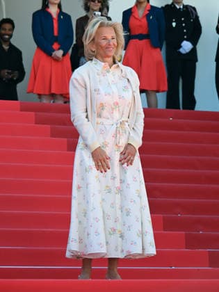 Internationale Filmfestspiele von Cannes, Sheep in the Box Premiere IPA84750879 - Cannes, 79th Cannes Film Festival 2026, Evening 5. Red carpet Film HEEP IN THE BOX. Pictured is Iris Knobloch  Copyright: xManuelexMangiarottix xPoolxPhotoxEventsx07x 84750879