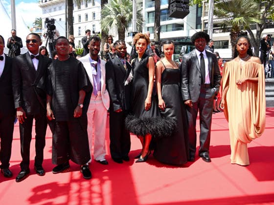Internationale Filmfestspiele von Cannes, Sheep in the Box Premiere #2 IPA84751580 - Cannes, 79th Cannes Film Festival 2026, Evening 5. Red carpet Film HEEP IN THE BOX. Pictured are Sophie Okoneda, David Oyelowo, Nikki Amuka-Bird and India Amarteifio  Copyright: xManuelexMangiarottix xPoolxPhotoxEventsx07x 84751580