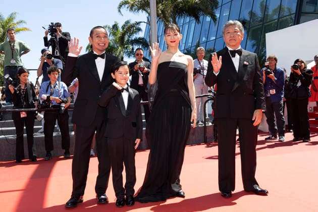Sheep In The Box screening during the 79th Cannes Film Festival Daigo, Haruka Ayase, Hinata Hiiragi, Hirokazu Kore-eda - the Sheep In The Box screening during the 79th annual Cannes Film Festival at Palais des Festivals on May 16, 2026 in Cannes, France.  Copyright: x Chassery+Courdjix