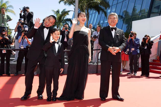 Sheep In The Box screening during the 79th Cannes Film Festival Daigo, Haruka Ayase, Hinata Hiiragi, Hirokazu Kore-eda - the Sheep In The Box screening during the 79th annual Cannes Film Festival at Palais des Festivals on May 16, 2026 in Cannes, France.  Copyright: x Chassery+Courdjix