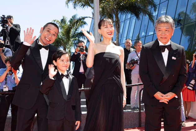 Sheep In The Box screening during the 79th Cannes Film Festival Daigo, Haruka Ayase, Hinata Hiiragi, Hirokazu Kore-eda - the Sheep In The Box screening during the 79th annual Cannes Film Festival at Palais des Festivals on May 16, 2026 in Cannes, France.  Copyright: x Chassery+Courdjix