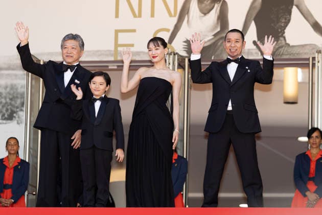 Sheep In The Box screening during the 79th Cannes Film Festival Daigo, Haruka Ayase, Hinata Hiiragi, Hirokazu Kore-eda - the Sheep In The Box screening during the 79th annual Cannes Film Festival at Palais des Festivals on May 16, 2026 in Cannes, France.  Copyright: x Chassery+Courdjix