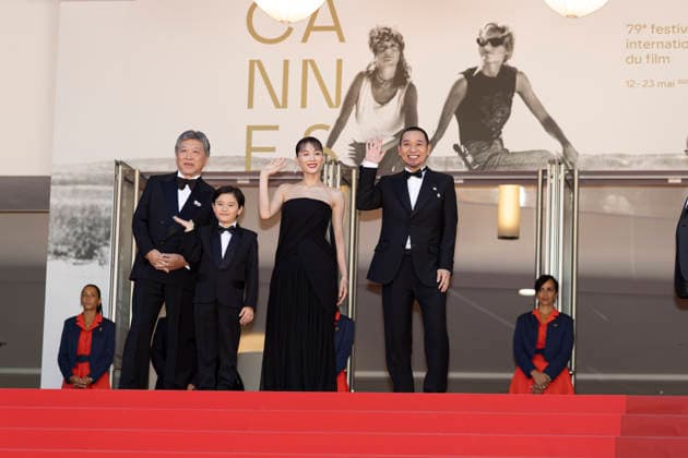 Sheep In The Box screening during the 79th Cannes Film Festival Daigo, Haruka Ayase, Hinata Hiiragi, Hirokazu Kore-eda - the Sheep In The Box screening during the 79th annual Cannes Film Festival at Palais des Festivals on May 16, 2026 in Cannes, France.  Copyright: x Chassery+Courdjix