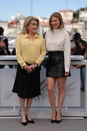 Catherine Deneuve and Léa Seydoux at the Gentle Monster photocall at the 79th International Film Festival in Cannes, France, May 16, 2026 Jacovides Moreau Bestimage Gentle Monster photocall at the 79th annual Cannes Film Festival at Palais des Festivals on May 16, 2026 in Cannes, France Cannes France  Copyright: xJACOVIDES-MOREAUx xBESTIMAGExJACOVIDES-MOREAUx xBESTIMAGEx
