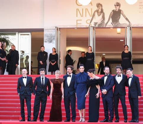 May 16, 2026, Cannes, Cote D azur, France: Cast of whom MARINA FOoÂS, RODRIGO SOROGOYEN, VICTORIA LUENGO, JAVIER BARDEM, ISABEL PENA, RAoÅ¡L ARo°VALO, EDUARDO VILLANEUVA and GUILLERMO FARRo° on the red carpet for the screening of THE BELOVED at the 79th Annual Cannes Film Festival at Palais des Festivals in Cannes, France Cannes France - ZUMAc179 20260516_zep_c179_163 Copyright: xMickaelxChavetx