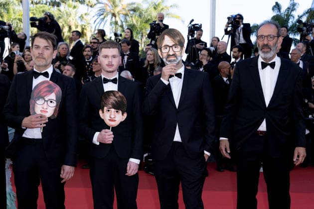 Jean Paul Guigue, Timéo Béasse, Dimitri Planchon, guest Montée des marches du film El Ser Querido lors du 79ème Festival International du Film de Cannes, le 16 mai 2026 Olivier Borde Bestimage Red carpet for The Beloved at the 79th Cannes International Film Festival on May 16, 2026 Cannes France  Copyright: xOLIVIERxBORDEx xBESTIMAGExOLIVIERxBORDEx xBESTIMAGEx