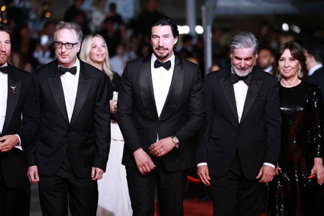 Cannes - Paper Tiger Red Carpet James Gray, Adam Driver and Anthony Katagas attend the Paper Tiger screening on the red carpet during the 79th annual Cannes Film Festival at Palais des Festivals on May 16, 2026 in Cannes, France. Photo by Jerome Domine ABACAPRESS.COM Cannes France  Copyright: xDominexJerome ABACAx