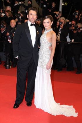 Cannes - Paper Tiger Red Carpet Miles Teller and wife Keleigh Sperry Teller attend the Paper Tiger screening on the red carpet during the 79th annual Cannes Film Festival at Palais des Festivals on May 16, 2026 in Cannes, France. Photo by Jerome Domine ABACAPRESS.COM Cannes France  Copyright: xDominexJerome ABACAx