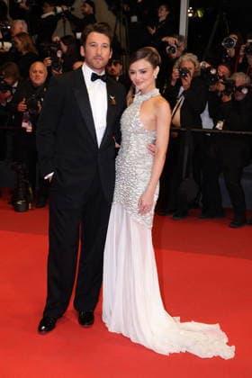 Cannes - Paper Tiger Red Carpet Miles Teller and wife Keleigh Sperry Teller attend the Paper Tiger screening on the red carpet during the 79th annual Cannes Film Festival at Palais des Festivals on May 16, 2026 in Cannes, France. Photo by Jerome Domine ABACAPRESS.COM Cannes France  Copyright: xDominexJerome ABACAx