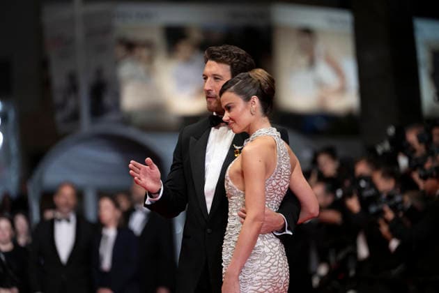 Cannes Paper Tiger Red Carpet EB US actress Keleigh Sperry and US actor Miles Teller during Paper Tiger Red Carpet during the 79th Cannes Film Festival in Cannes, France on May 16, 2026. Photo by Eliot Blondet ABACAPRESS.COM Cannes France France  Copyright: xBlondetxEliot ABACAx