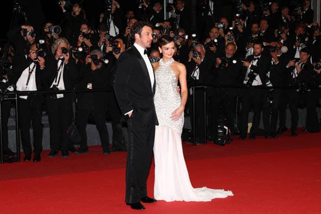 May 16, 2026, Cannes, Cote D azur, France: MILES TELLER and his wife KELEIGH SPERRY on the red carpet for the screening of PAPER TIGER at the 79th Annual Cannes Film Festival at Palais des Festivals in Cannes, France Cannes France - ZUMAc179 20260516_zep_c179_225 Copyright: xMickaelxChavetx