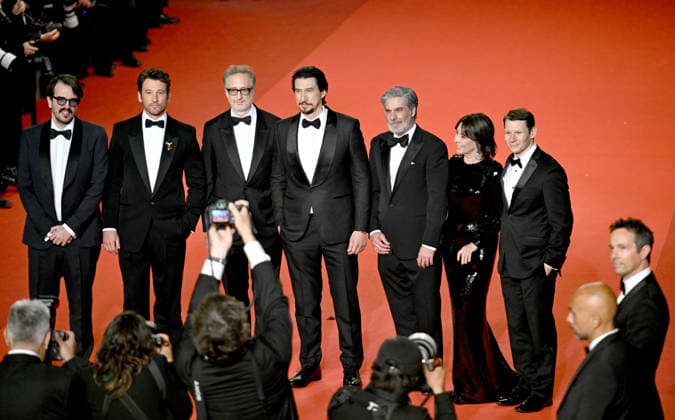 79ème Festival International du Film de Cannes Montée des marches du film Paper Tiger 79th International Cannes Film Festival Red Carpet for Paper Tiger 456205 2026 05 16 Driver, Adam Gray, James Morris, Scott Katagas, Anthony Teller, Miles Teixeira, Rodrigo  Copyright: xSergexArnalx xStarfacex STAR_456205_023