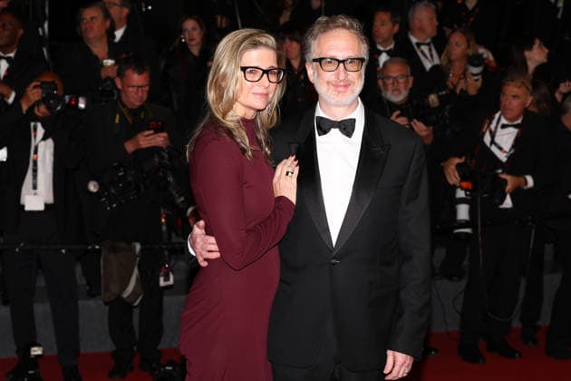 May 16, 2026, Cannes, Cote D azur, France: Director JAMES GRAY and his wife ALEXANDRA DICKSON GRAY on the red carpet for the screening of PAPER TIGER at the 79th Annual Cannes Film Festival at Palais des Festivals in Cannes, France Cannes France  - ZUMAc179 20260516_zep_c179_204 Copyright: xMickaelxChavetx