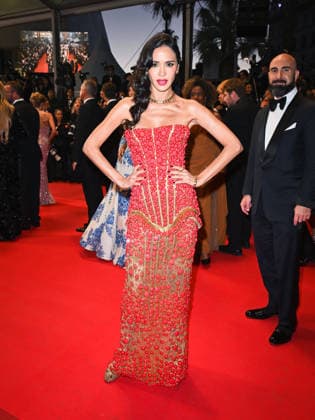 IPA84766006 - Cannes, 79th Cannes Film Festival 2026, Evening 5. Paper Tiger red carpet. Pictured: Leila Ben Khalifa  Copyright: xManuelexMangiarottix xPoolxPhotoxEventsx07x 84766006