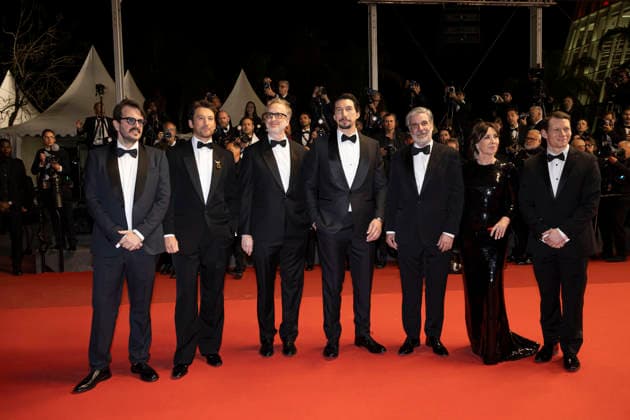 Paper Tiger screening during the 79th Cannes Film Festival Scott Morris, Raffaella Leone, Anthony Katagas, Adam Driver, James Gray, Miles Teller and Rodrigo Teixeira - Paper Tiger screening during the 79th annual Cannes Film Festival at Palais des Festivals on May 16, 2026 in Cannes, France.  Copyright: x Chassery+Courdjix