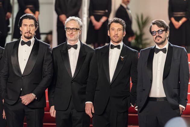 Paper Tiger screening during the 79th Cannes Film Festival Adam Driver, James Gray, Miles Teller and Rodrigo Teixeira - Paper Tiger screening during the 79th annual Cannes Film Festival at Palais des Festivals on May 16, 2026 in Cannes, France.  Copyright: x Chassery+Courdjix