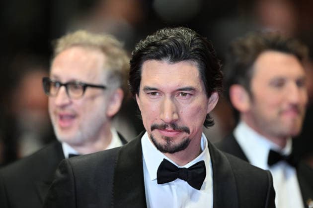 79th Cannes Film Festival: Paper Tiger screening CANNES, FRANCE - MAY 16: (L to R) US director James Gray, US actor Adam Driver and US actor Miles Teller arrive for the screening of the film Paper Tiger at the 79th edition of the Cannes Film Festival in Cannes, France on May 16, 2026. Mustafa Yalcin Anadolu Cannes France. Editorial use only. Please get in touch for any other usage.  Copyright: x2026xAnadoluxMustafaxYalcinx
