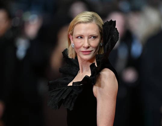 79th Cannes Film Festival: Paper Tiger screening CANNES, FRANCE - MAY 16: Australian US actress Cate Blanchett arrives for the screening of the film Paper Tiger at the 79th edition of the Cannes Film Festival in Cannes, France on May 16, 2026. Mustafa Yalcin Anadolu Cannes France. Editorial use only. Please get in touch for any other usage.  Copyright: x2026xAnadoluxMustafaxYalcinx