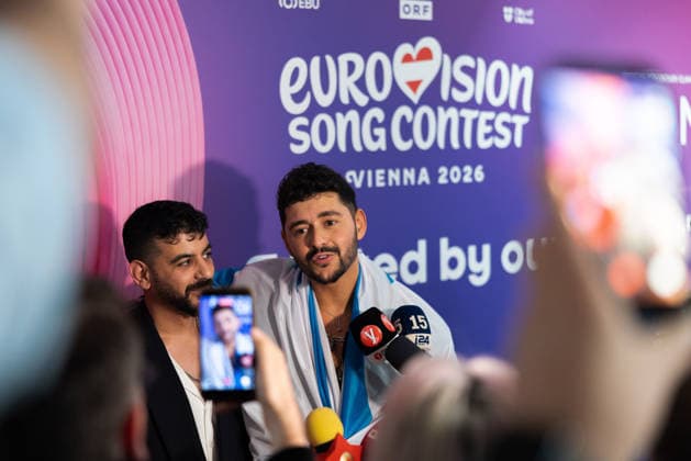 Eurovision Song Contest 2025 Grand Final, 17.05.2026 VIENNA, AUSTRIA - 17 MAY 2026: Image shows Israel singer Noam Bettan Press Conference during Eurovision Song Contest 2025 Grand Final at Wiener Stadthalle on 17 05 2026 in Vienna, Austria. Vienna Wiener Stadthalle Austria *** Eurovision Song Contest 2025 Grand Final, 17 05 2026 VIENNA, AUSTRIA 17 MAY 2026 Image shows Israel singer Noam Bettan Press Conference during Eurovision Song Contest 2025 Grand Final at Wiener Stadthalle on 17 05 2026 in Vienna, Austria Vienna Wiener Stadthalle Austria Copyright: xBEAUTIFULxSPORTS Froehlichx