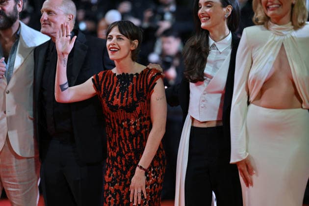 Cannes Full Phil red carpet FC Eric Wareheim, Tim Heidecker, Emma Mackey, Kristen Stewart, Charlotte Le Bon and Quentin Dupieux attends the Full Phil screening during the 79th annual Cannes Film Festival at Palais des Festivals on May 16, 2026 in Cannes, France.. Photo by Franck Castel ABACAPRESS.COM Cannes  Copyright: xCastelxFranck ABACAx