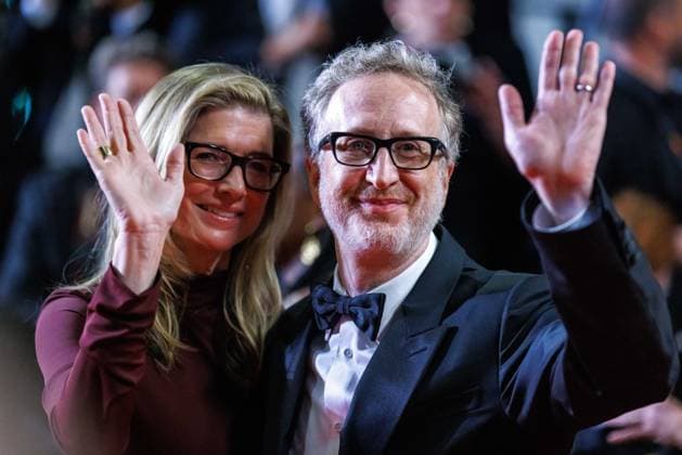May 16, 2026, Cannes, France: Alexandra Dickson Gray and James Gray attend the red carpet of Paper Tiger at the 79th Cannes Film Festival. Cannes France  - ZUMAs197 20260516_aaa_s197_253 Copyright: xMarcoxBaradax